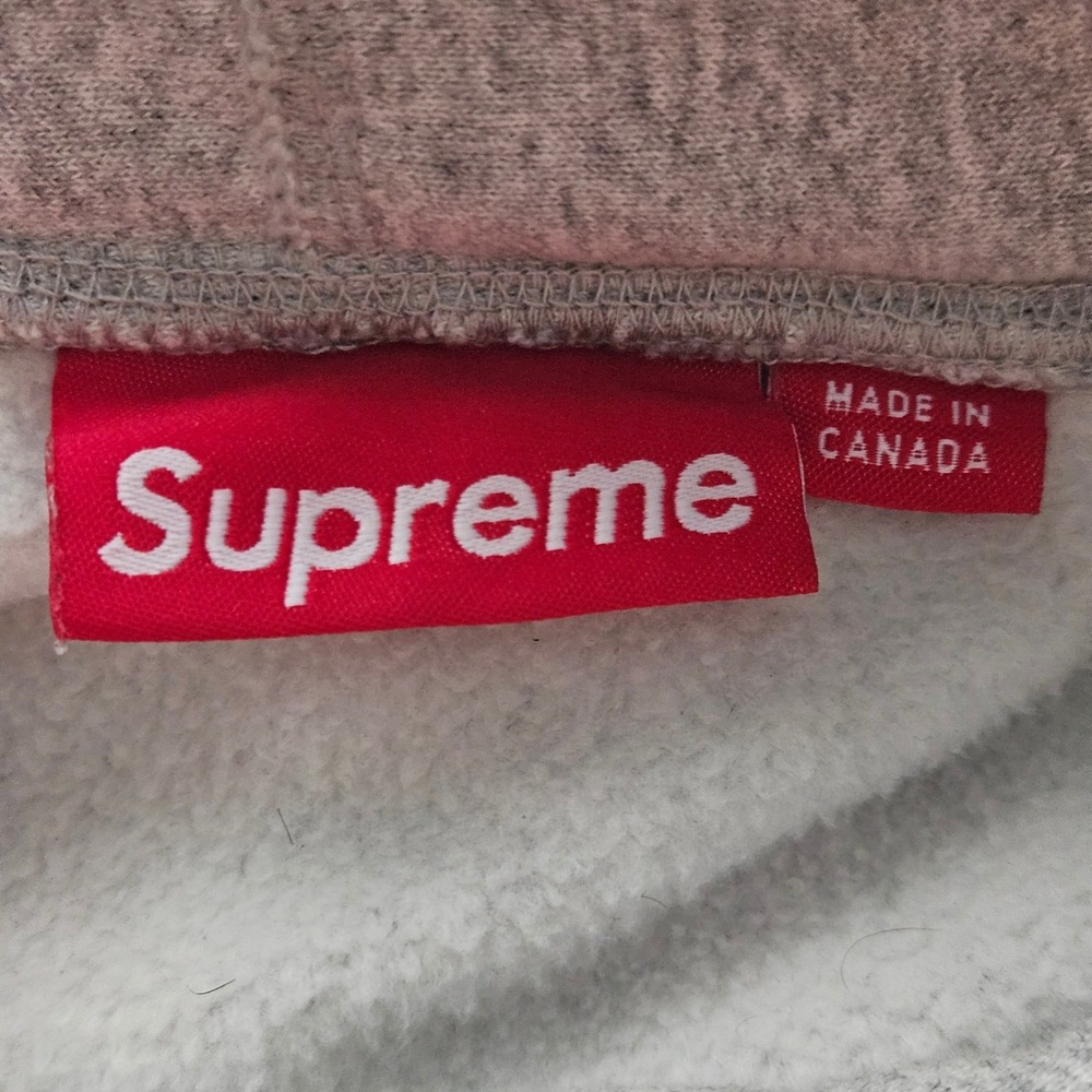 Supreme Box Logo Hoodie Heather Grey 2024 Embroidered Mens XL - Picture 7 of 7